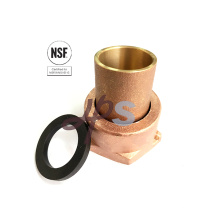 NSF 61 certificado sistema de tubulação de água de bronze usando o encaixe do medidor de água